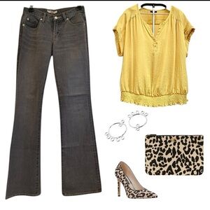 🩶 Christian Lacroix Jeans Gray Bootcut Denim – Y2K Designer Classic